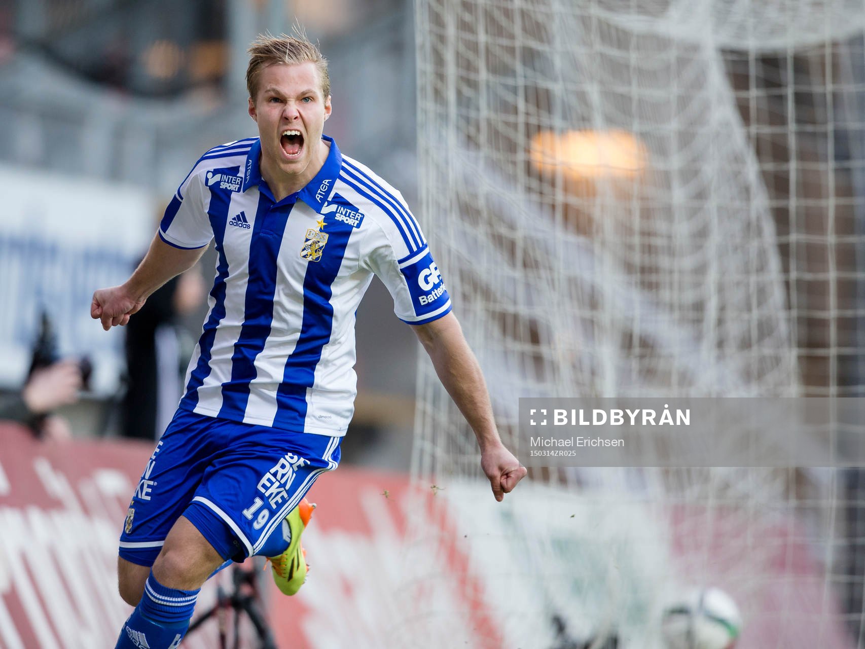 IFK Göteborgs Gustav Engvall jublar