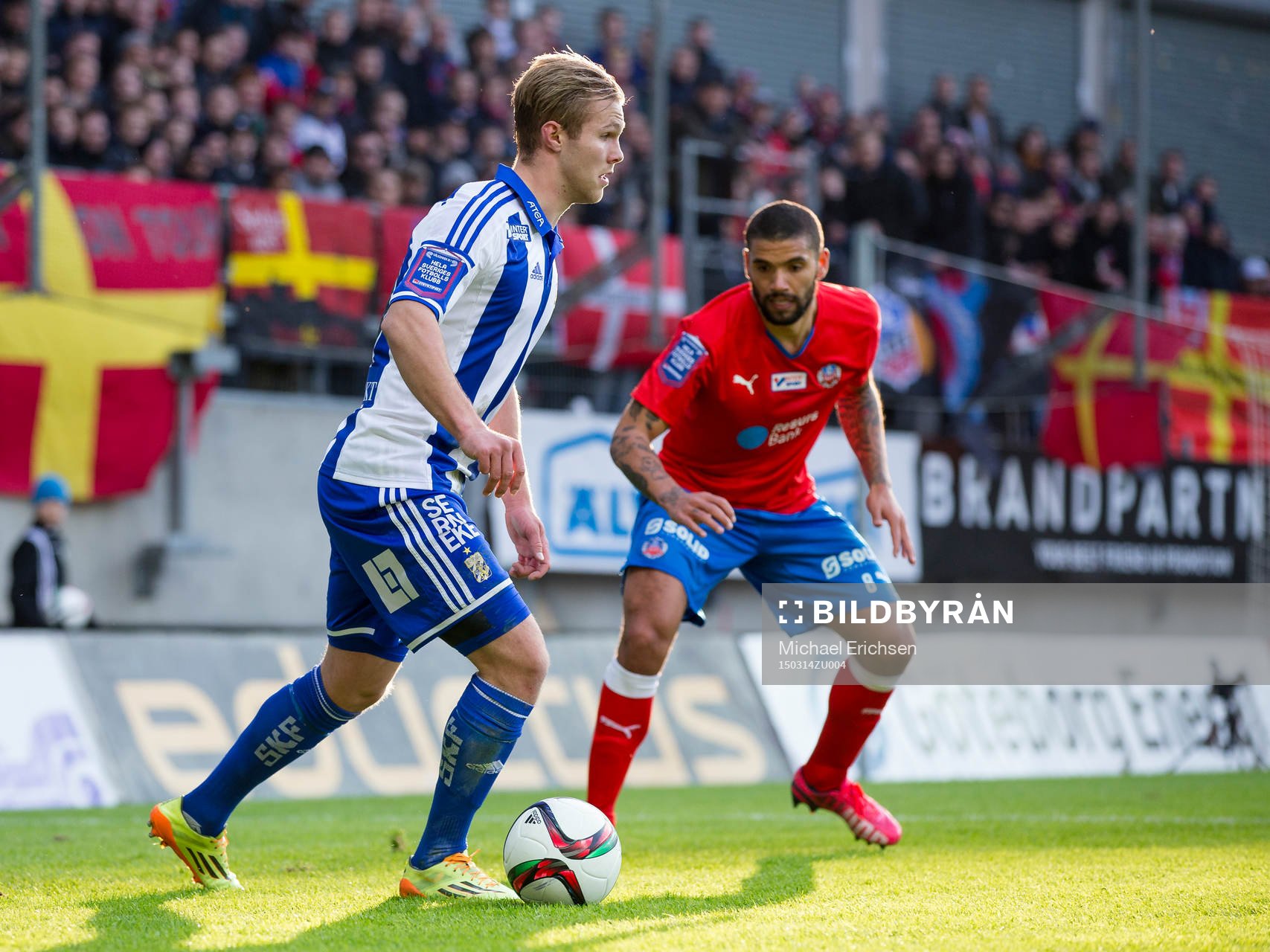 IFK Göteborgs Gustav Engvall mot Helsingborgs Victor