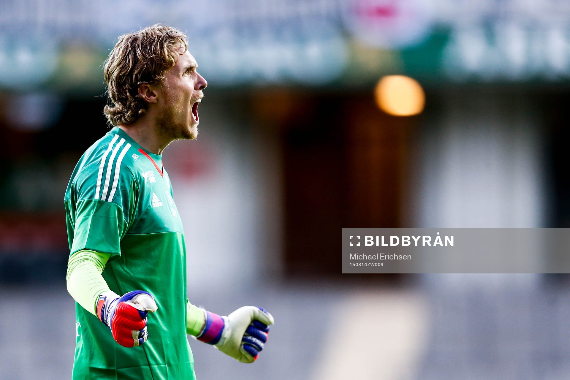 IFK Göteborgs målvakt Marcus Sandberg jublar