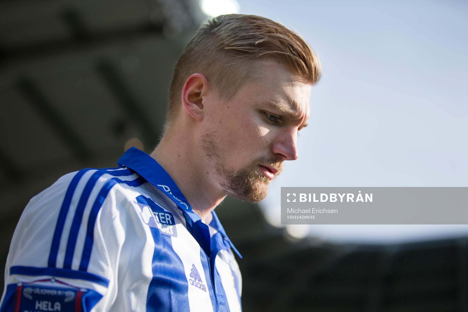 IFK Göteborgs Sebastian Eriksson på väg in till