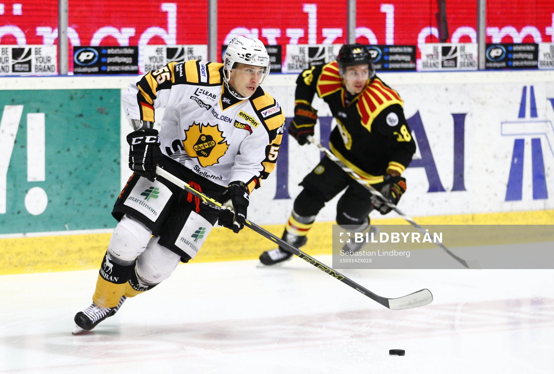 Skellefteå Martin Sevc och Brynäs Adam Deutsch