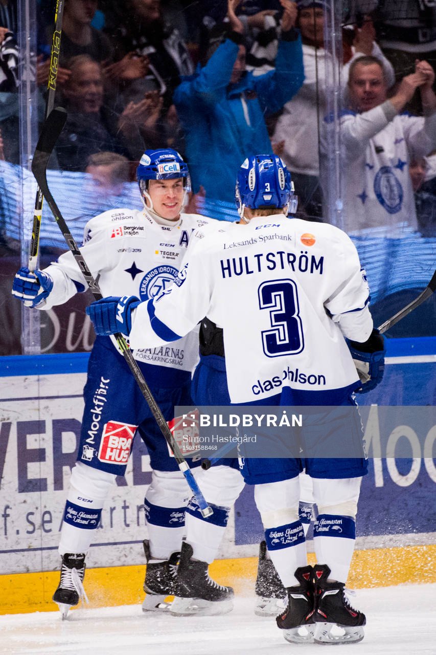 Leksands Tomi Sallinen jublar