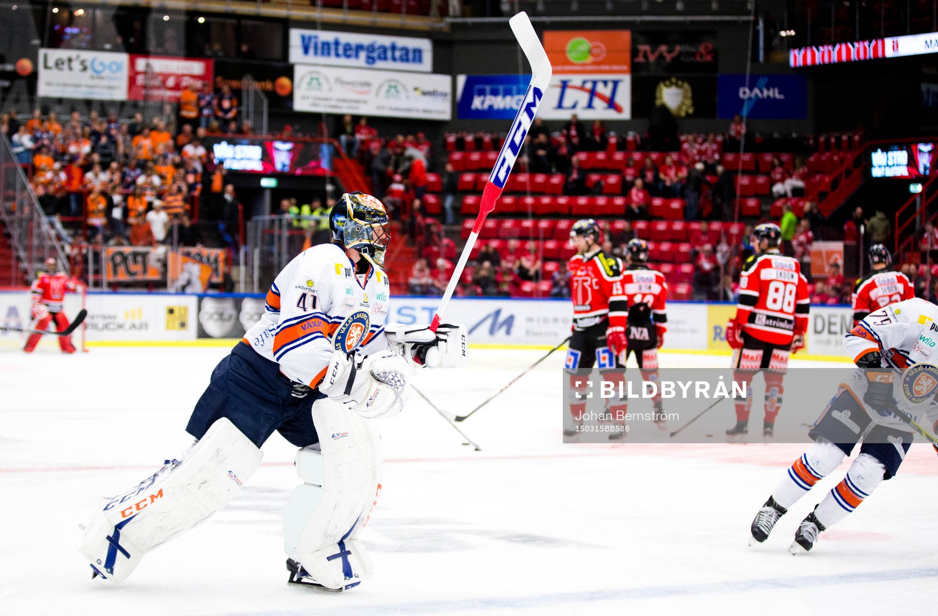 Växjös målvakt Cristopher Nihlstorp