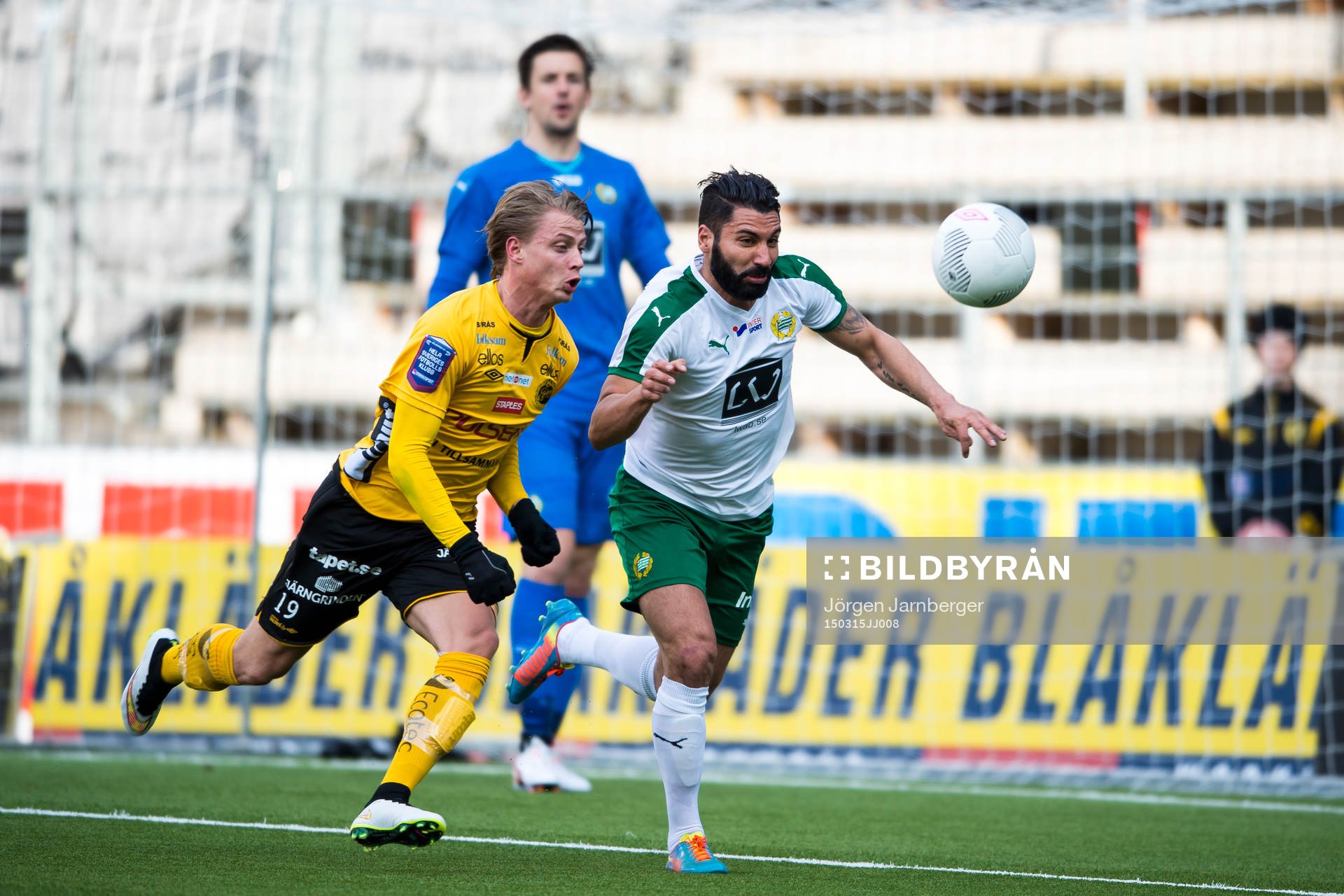 Elfsborgs Simon Hedlund och Hammarbys Marko Mihajlovic