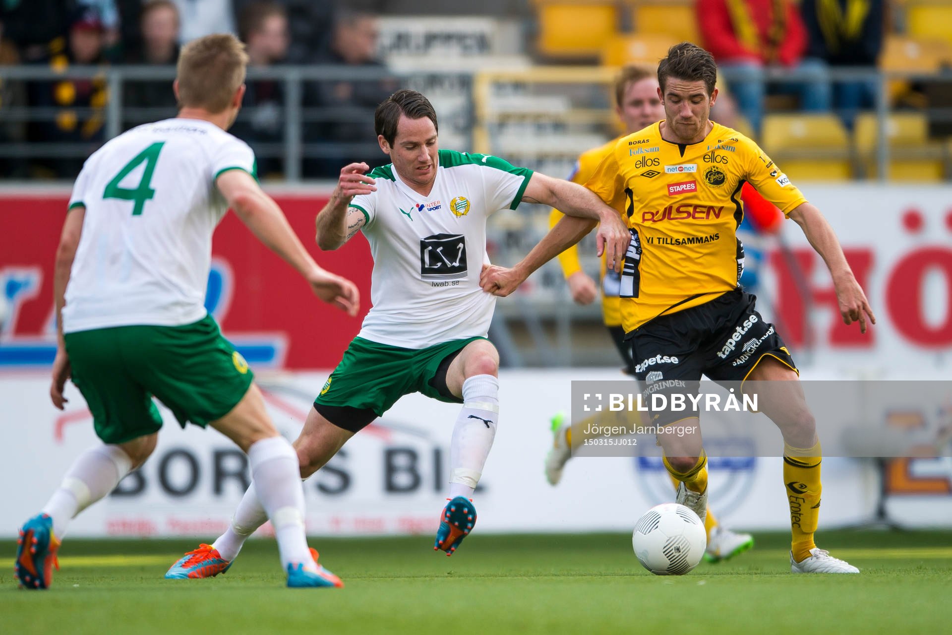 Hammarbys Johan Persson och Elfsborgs Marcus Rohdén