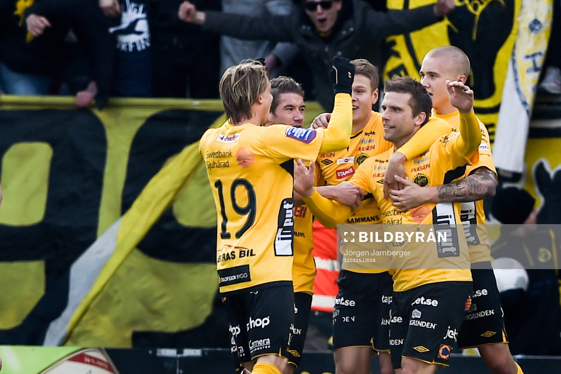 Elfsborgs spelare jublar