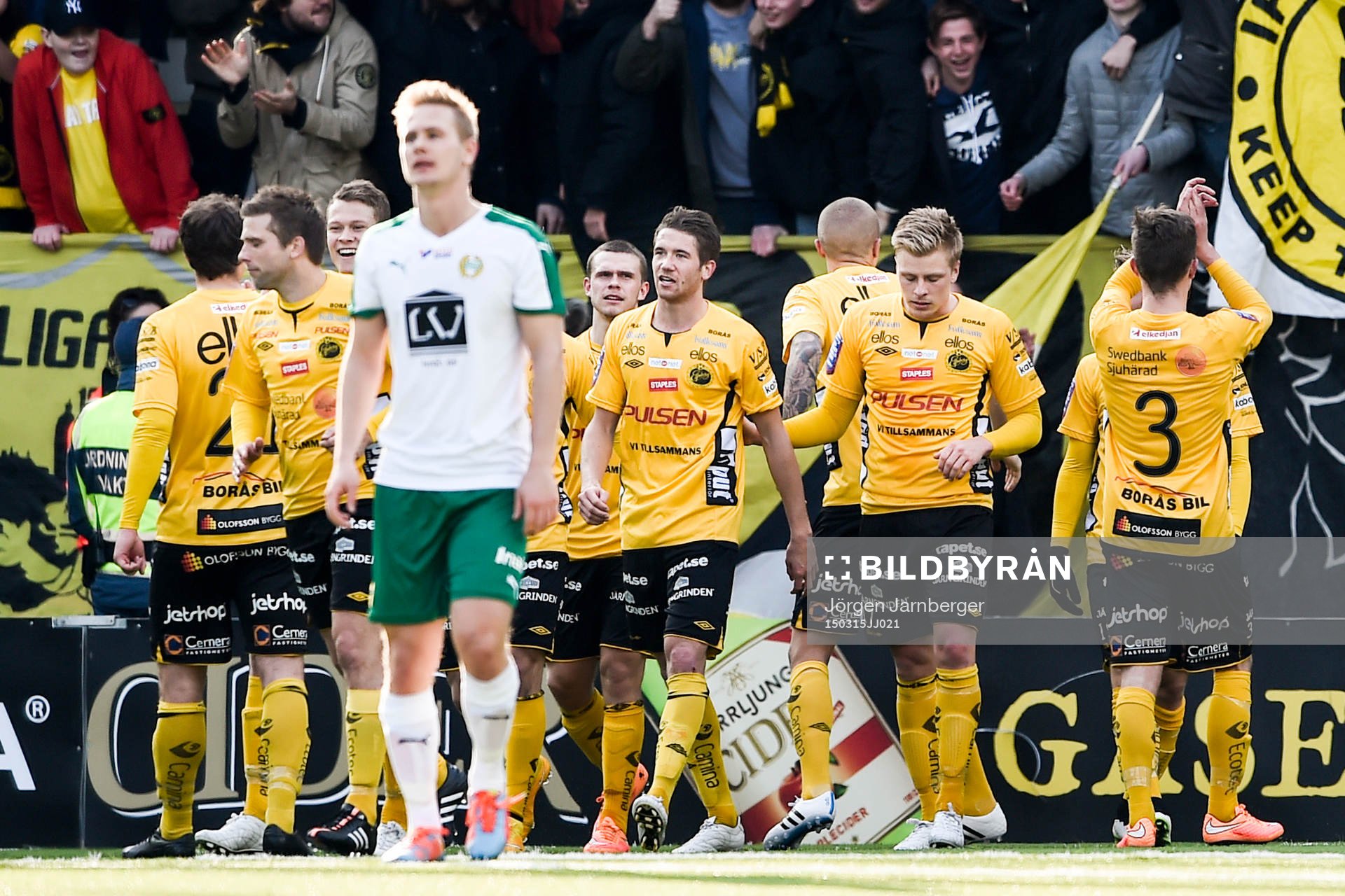 Elfsborgs spelare jublar