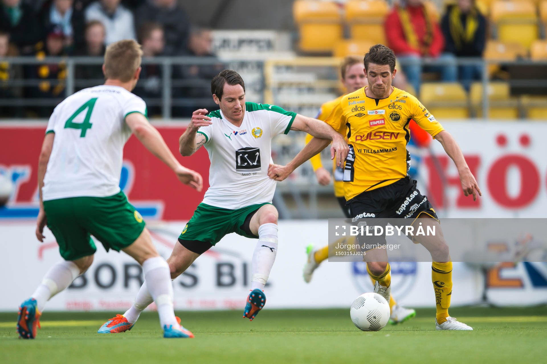 Elfsborgs Marcus Rohdén och Hammarbys Johan Persson