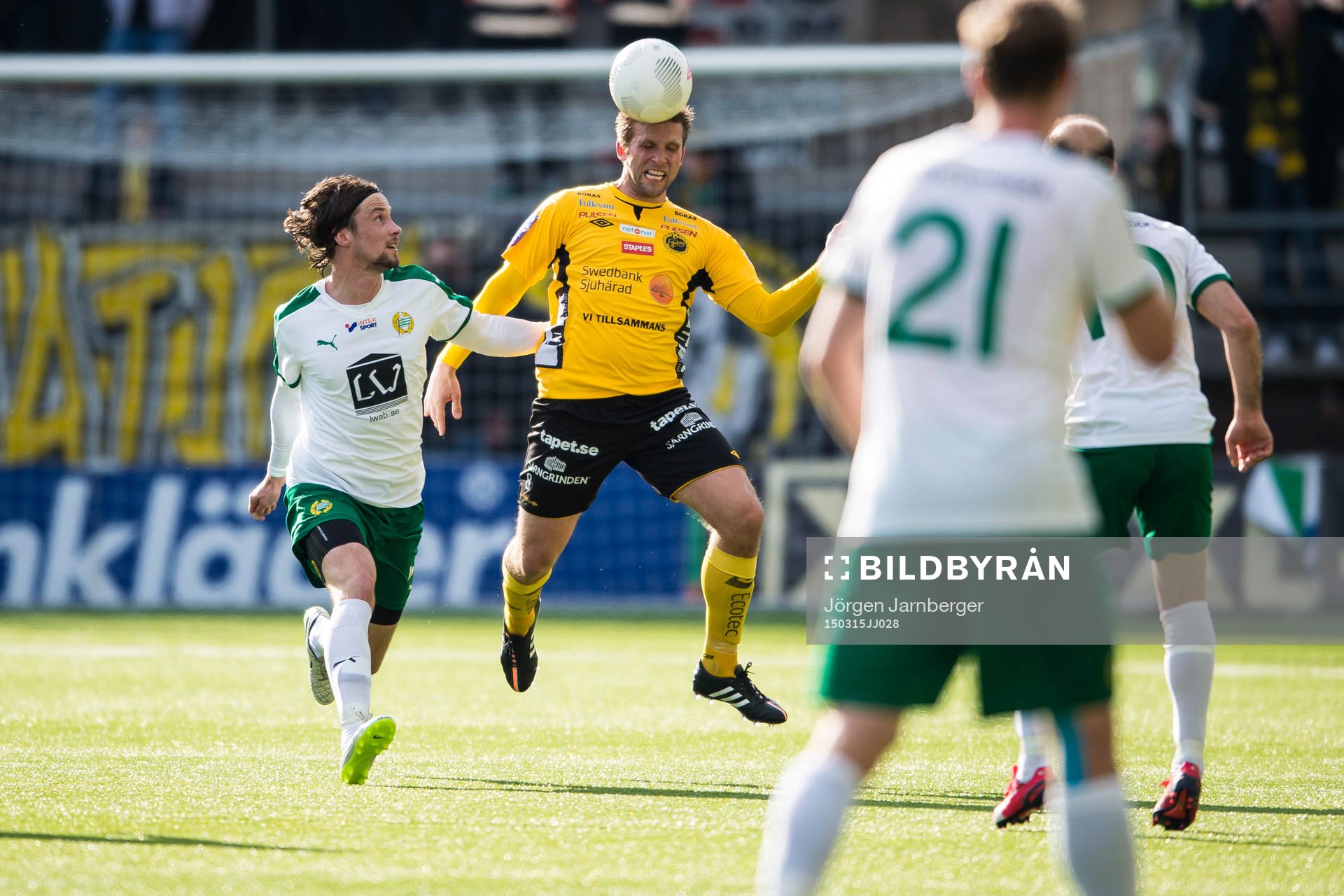 Elfsborgs Anders Svensson och Hammarbys Linus Hallenius