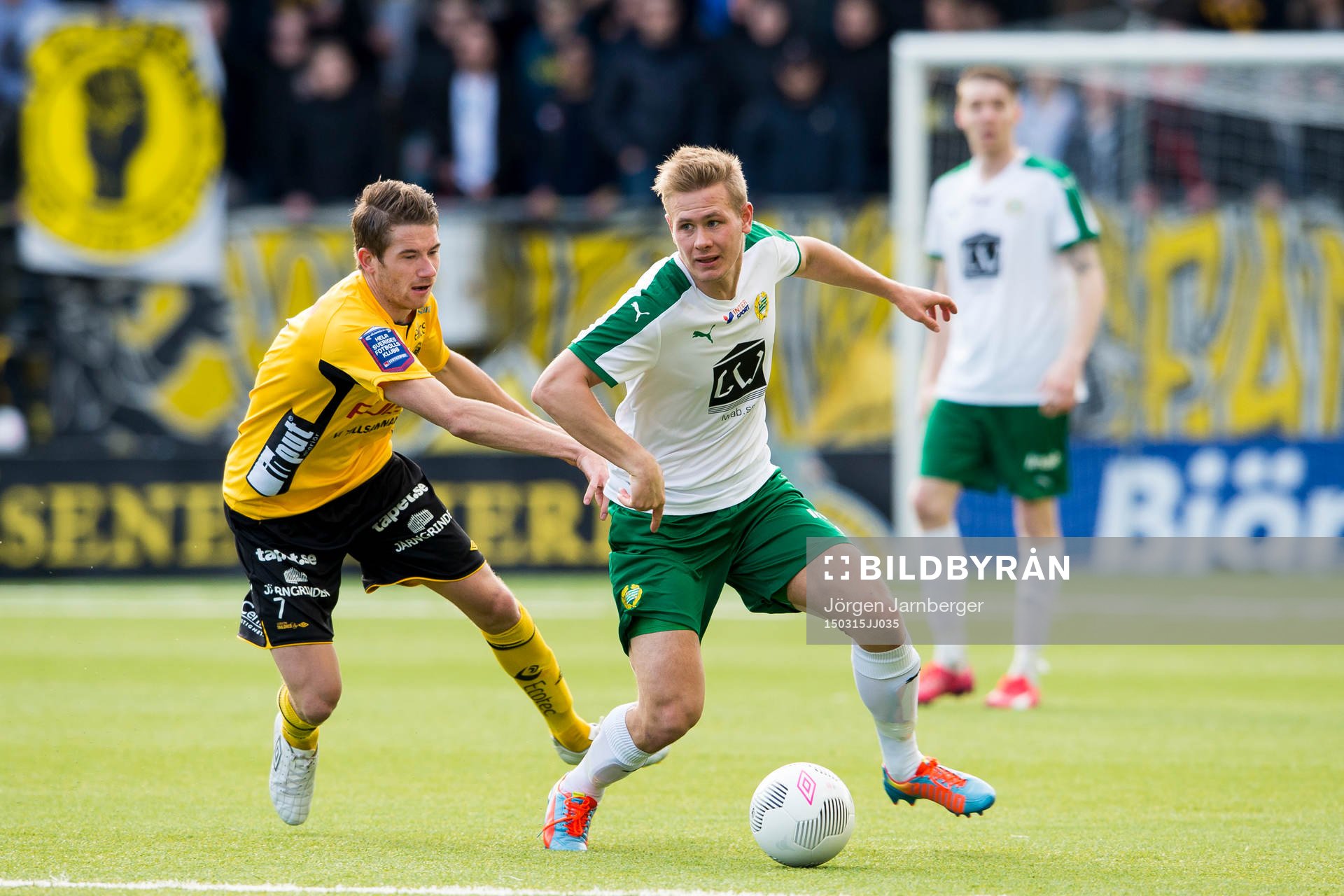 Hammarbys Erik Israelsson och Elfsborgs Marcus Rohdén