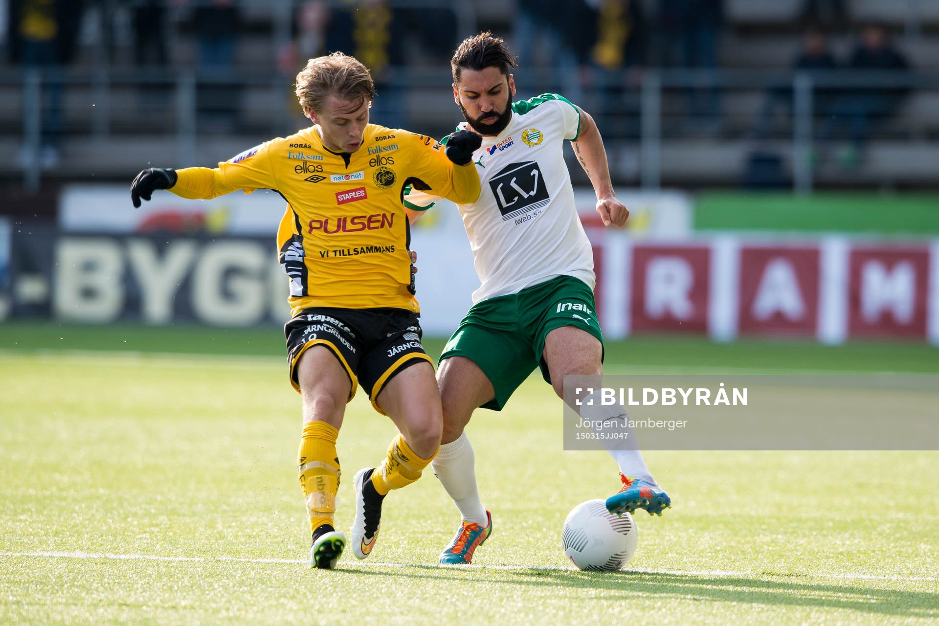 Hammarbys Stefan Batan och Elfsborgs Simon Hedlund