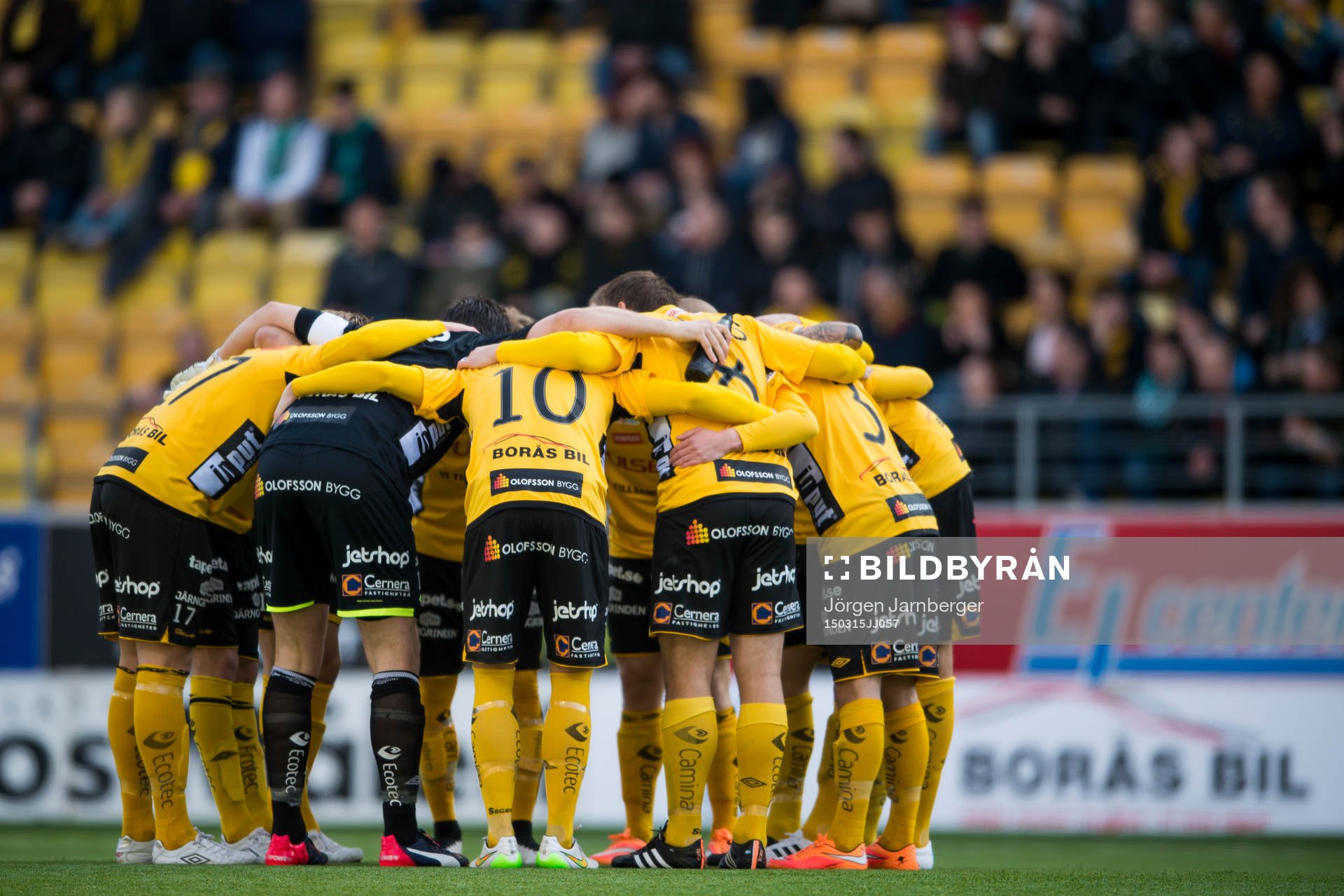 Elfsborgs spelare innan avspark