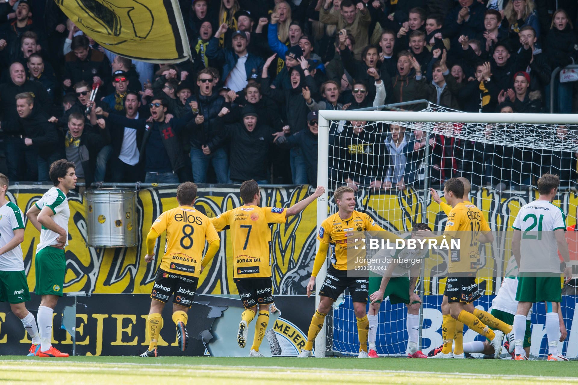Elfsborgs Per Frick gör 3-0 och jublar