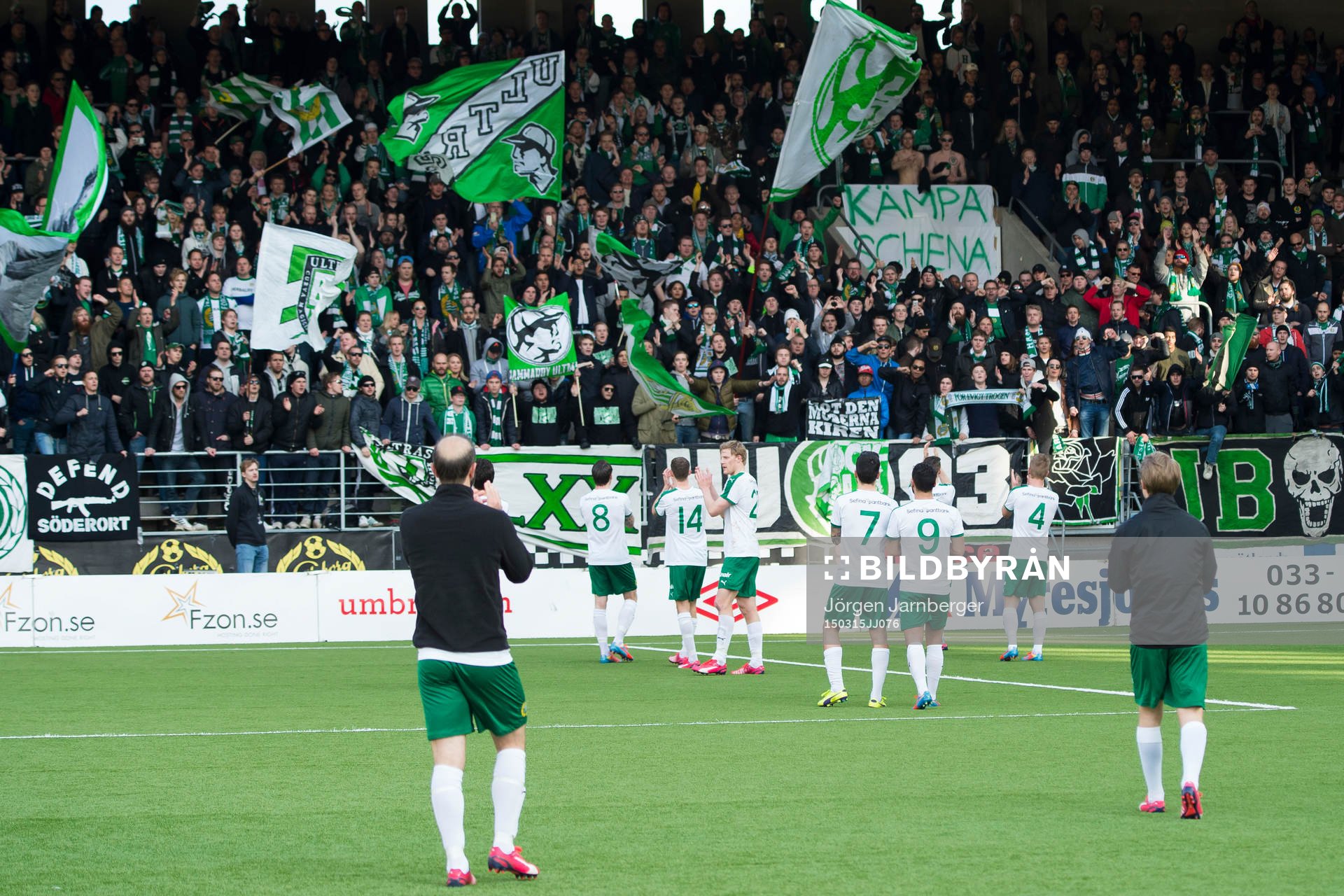 Hammarbys tackar tillresta supportrar
