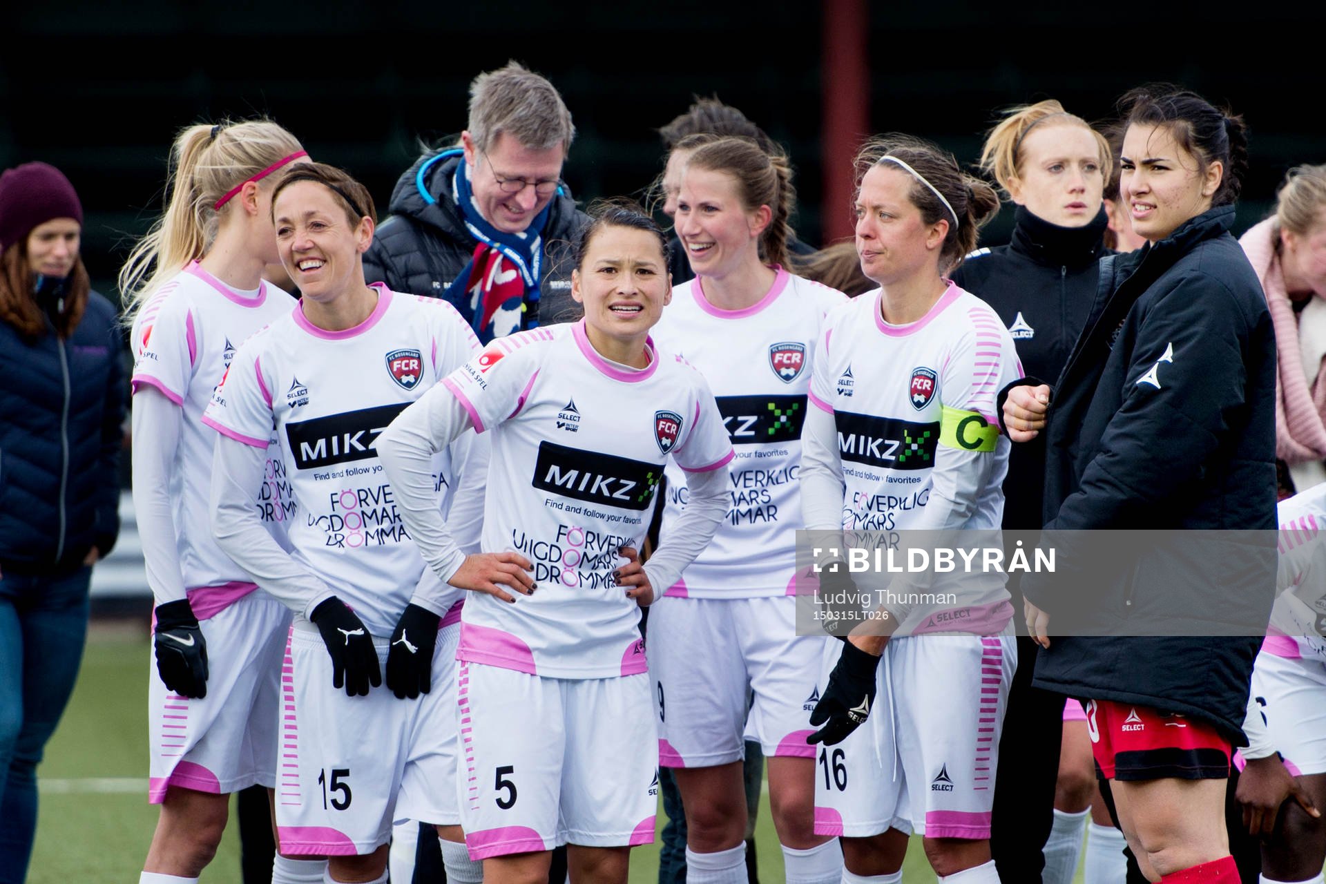 Rosengårds Therese Sjögran jublar