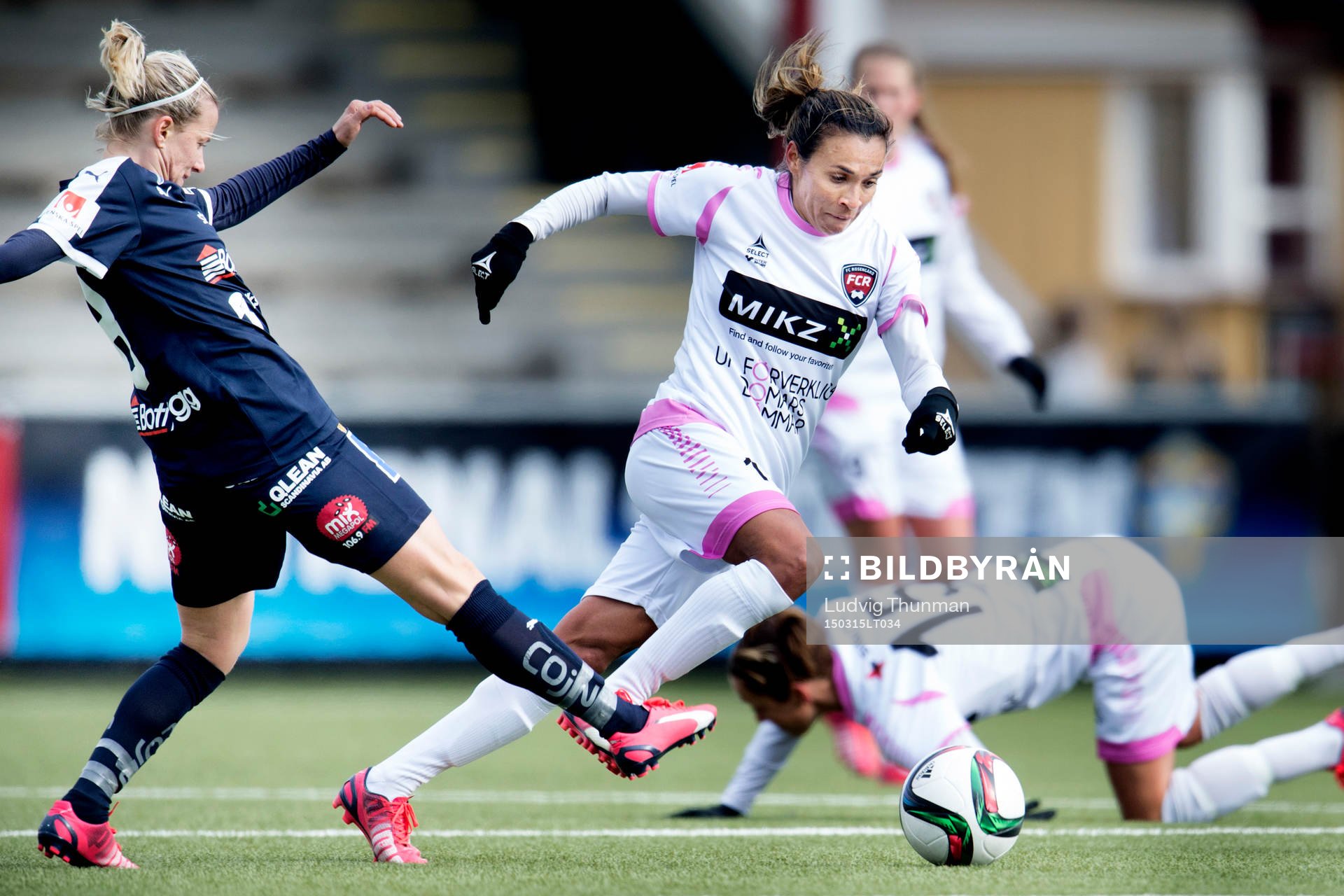 Linköpings Vira Diatel och Rosengårds Marta Viera Da Silva