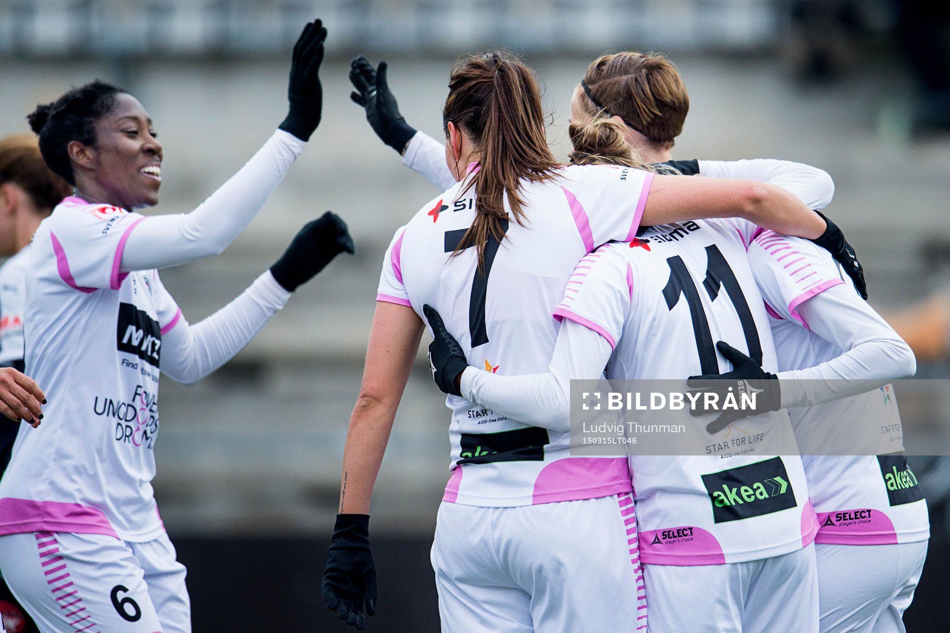 Rosengårds Anita Asante, Sara Björk Gunnarsdottir, Anja