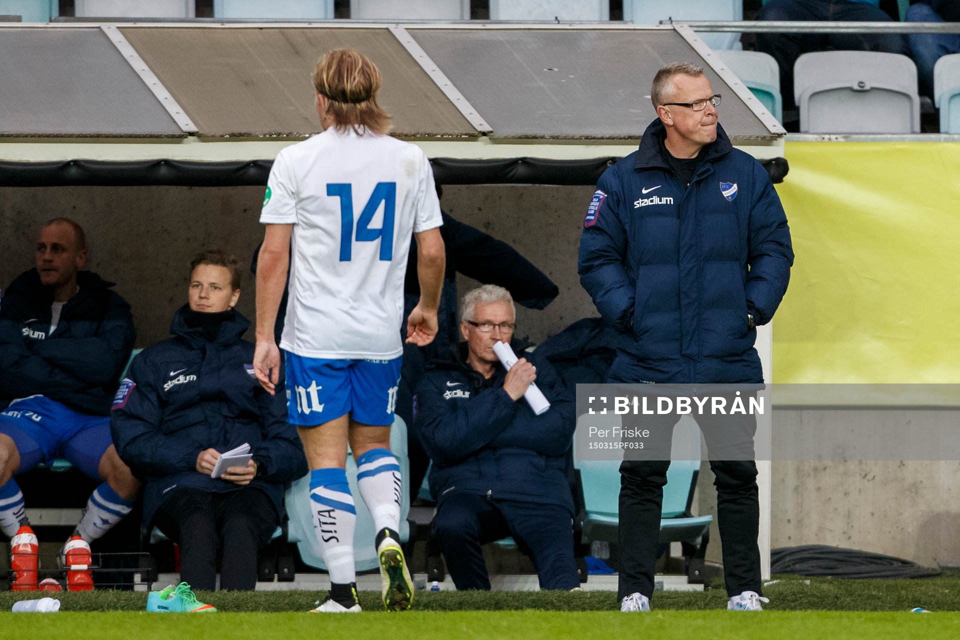 Norrköpings tränare Jan Andersson (h)
