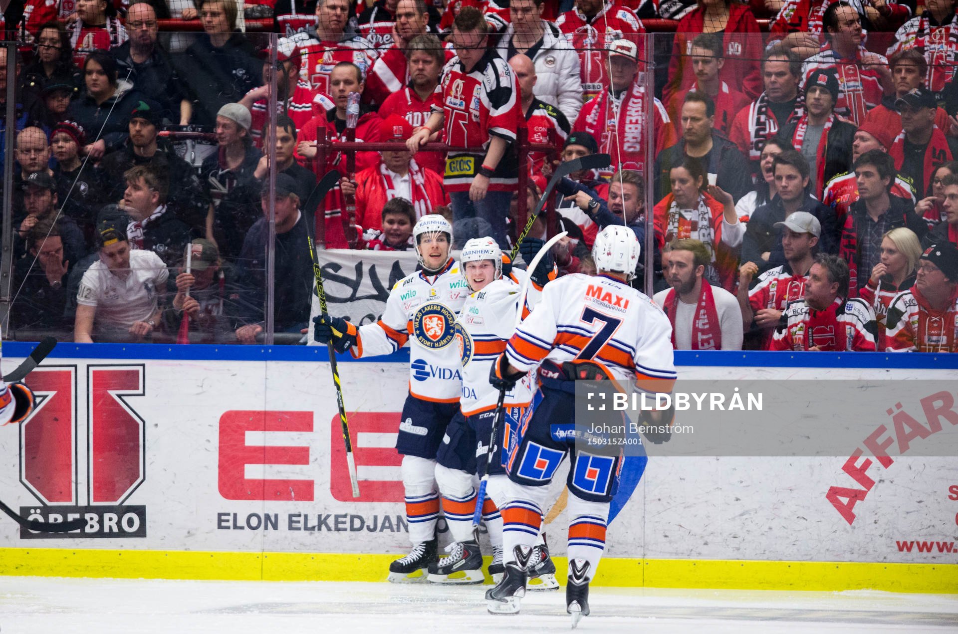 Växjös Robert Rosén gör 0-2 och jublar