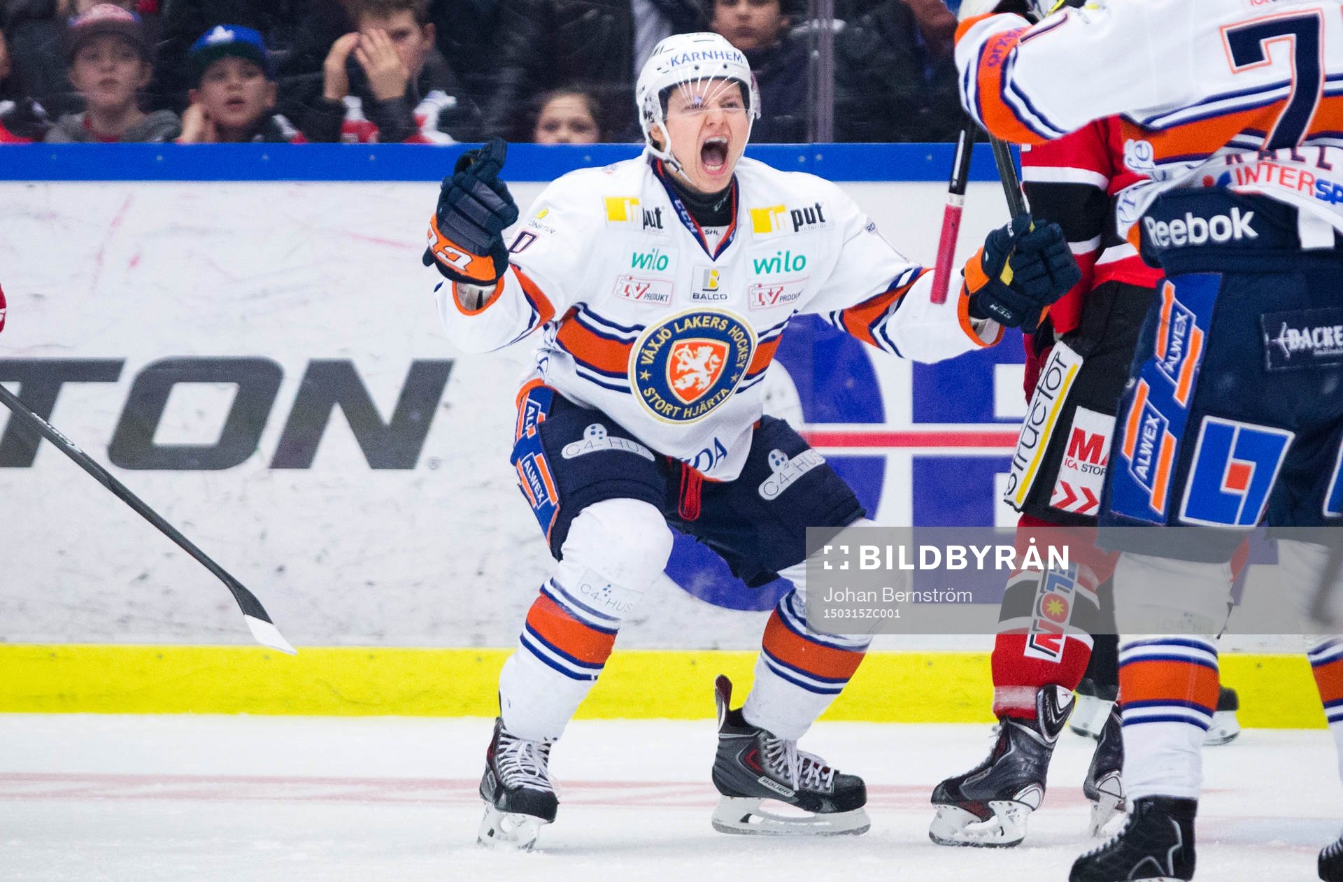 Växjös Rhett Rakhshani gör 0-3 och jublar