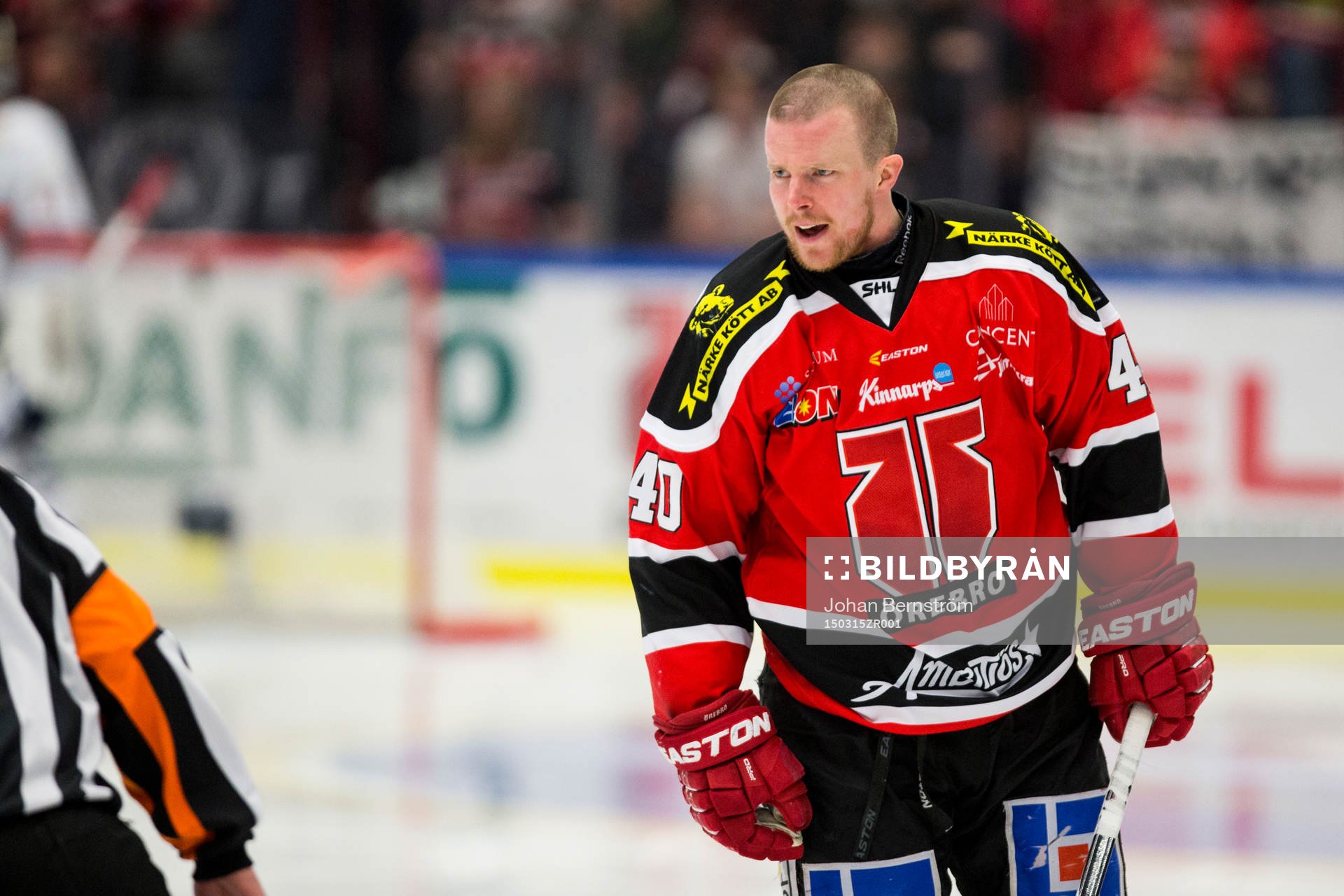 Örebros Anders Eriksson är arg