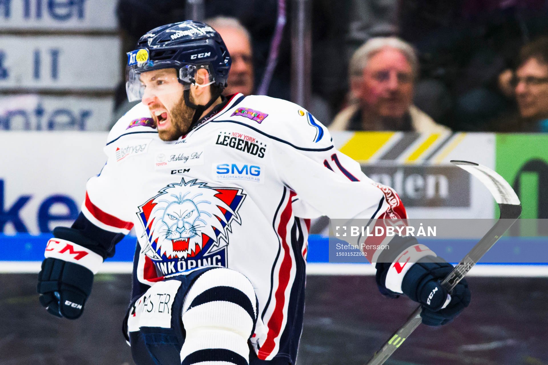 Linköpings Jacob Micflikier jublar