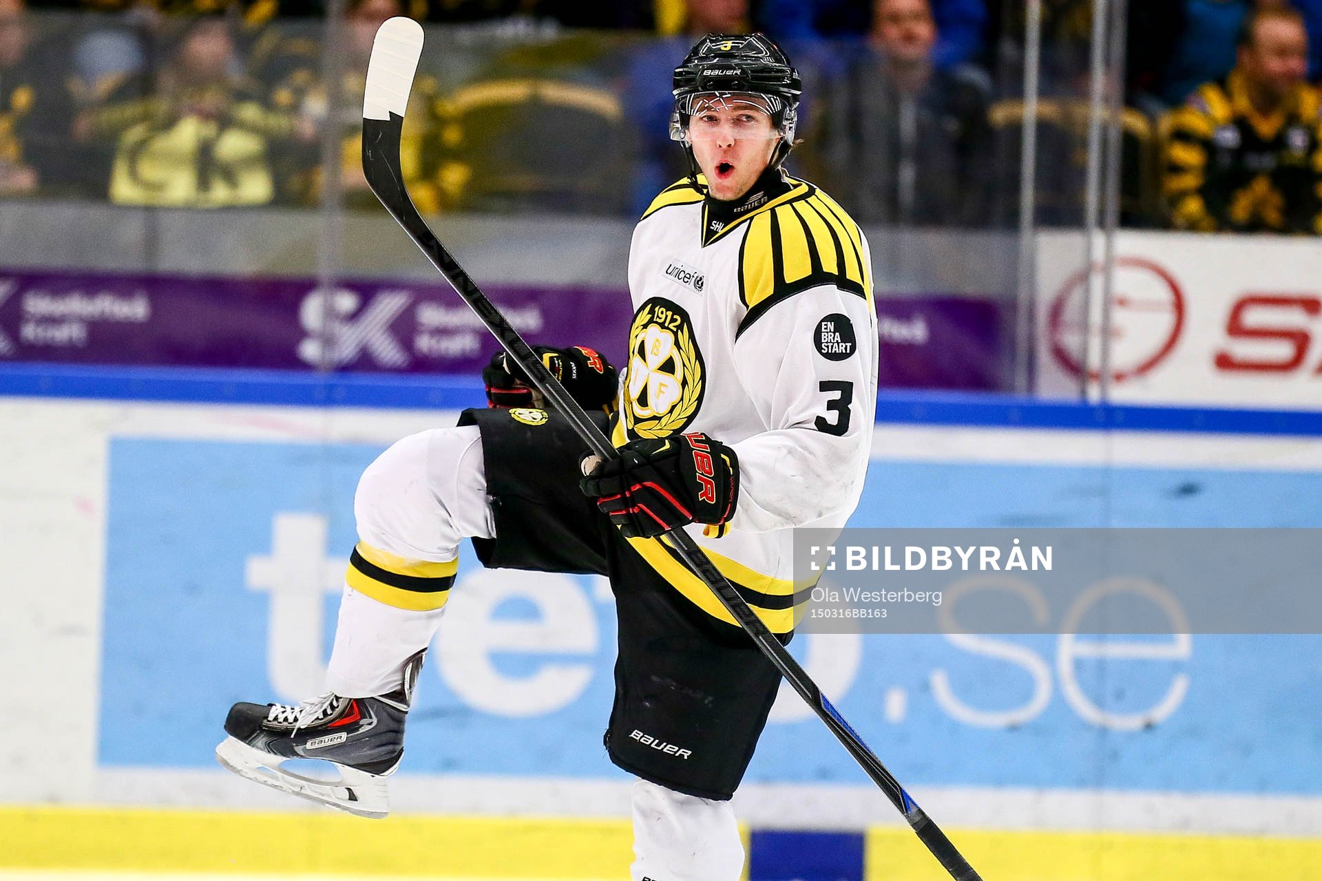 Brynäs Christian Djoos  jublar