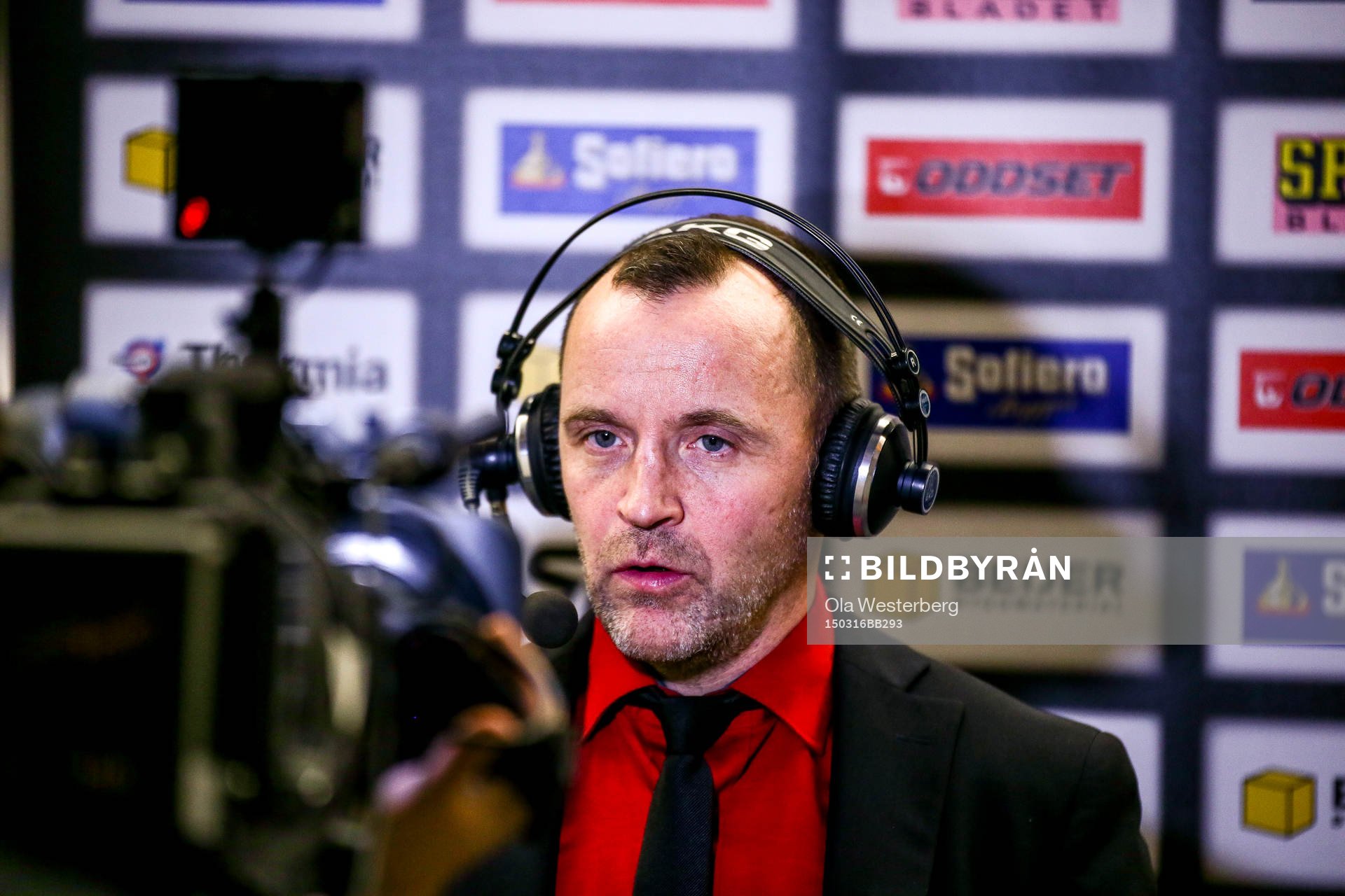 Brynäs tränare Thomas Berglund deppar