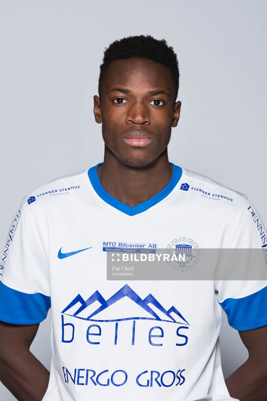 Edward Owusu, Akropolis, poserar för ett porträtt den 16 mars 2015 i Stockholm.