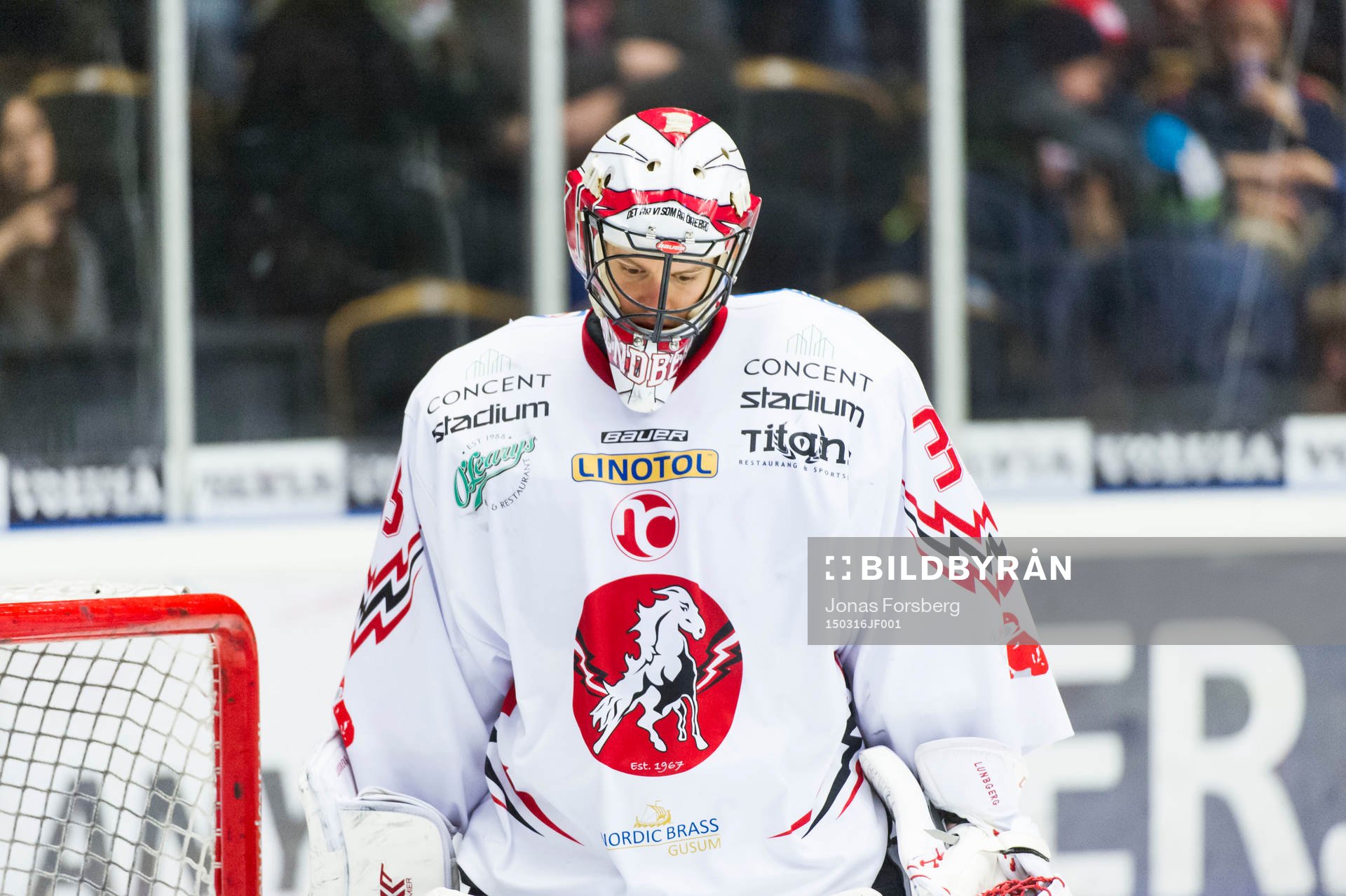 Vita Hästens målvakt Henrik Lundberg