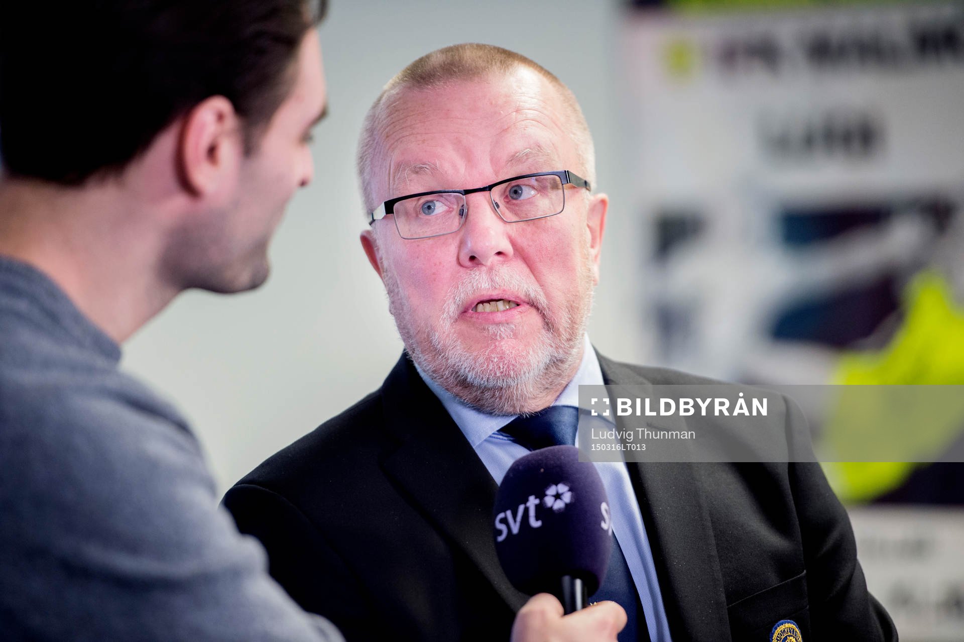 SVTs Dusan Umicevic intervjuar förbundskapten Leif Boork
