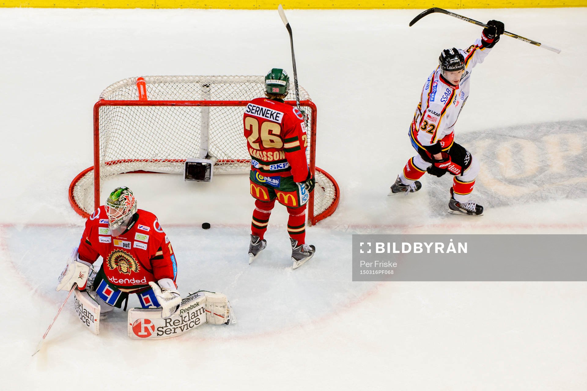 Luleås Lennart Petrell jublar