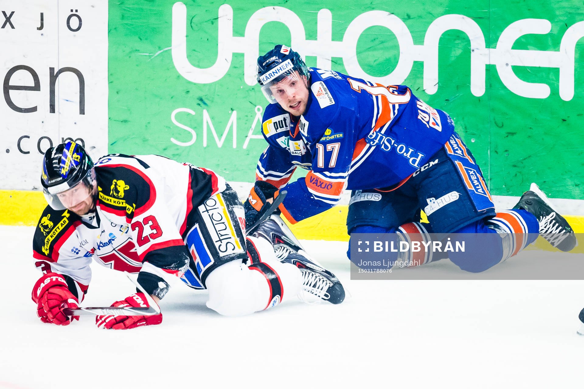 Örebros Tomas Skogs och Växjös Alexander Johansson