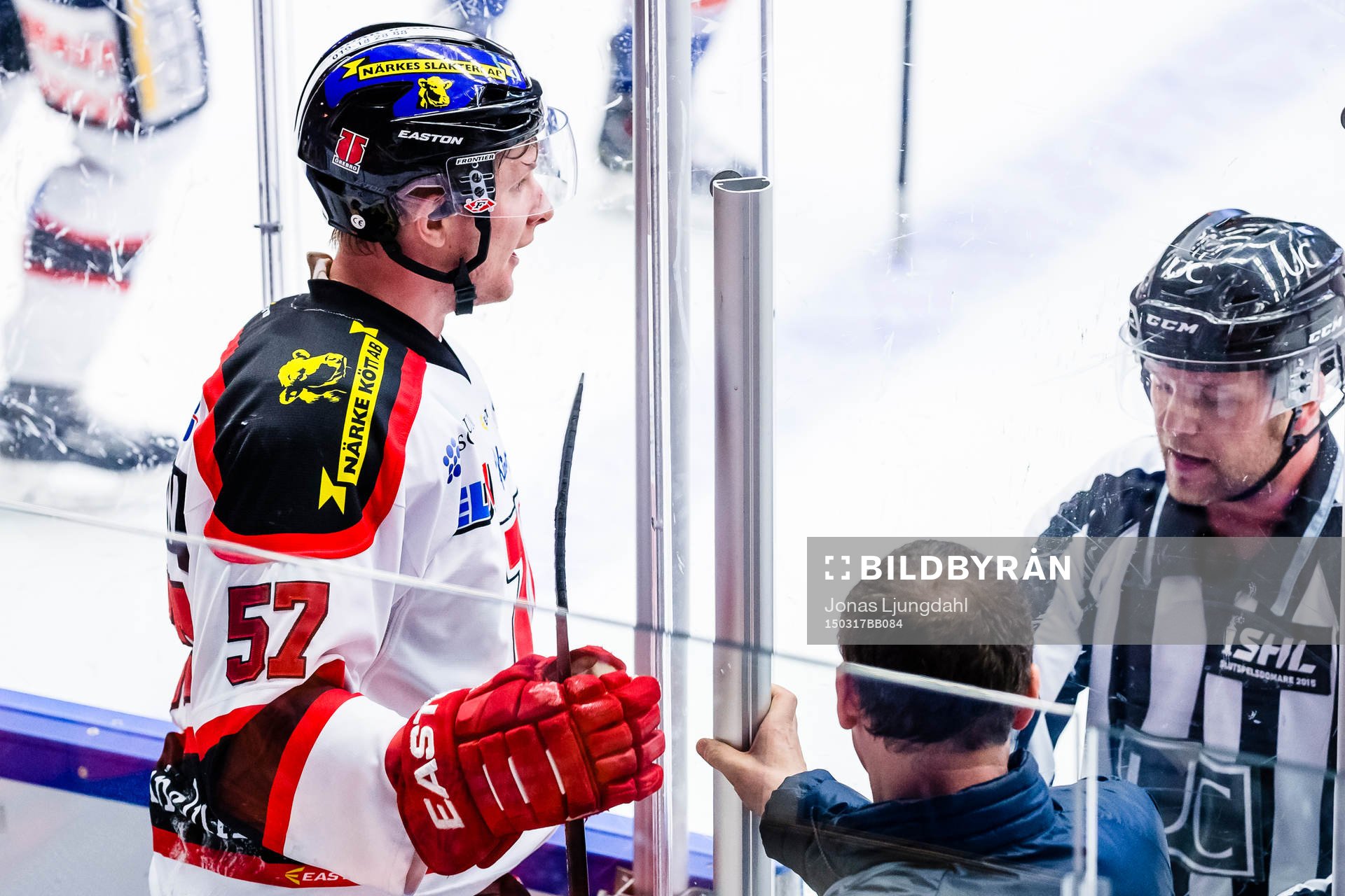 Örebros Johan Motin i utvisningsbåset