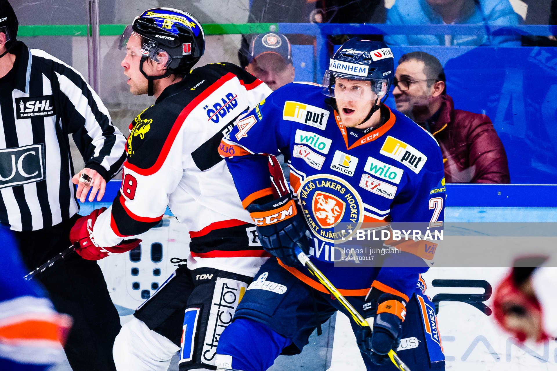Örebros Viktor Ekbom och Växjös Jani Lajunen