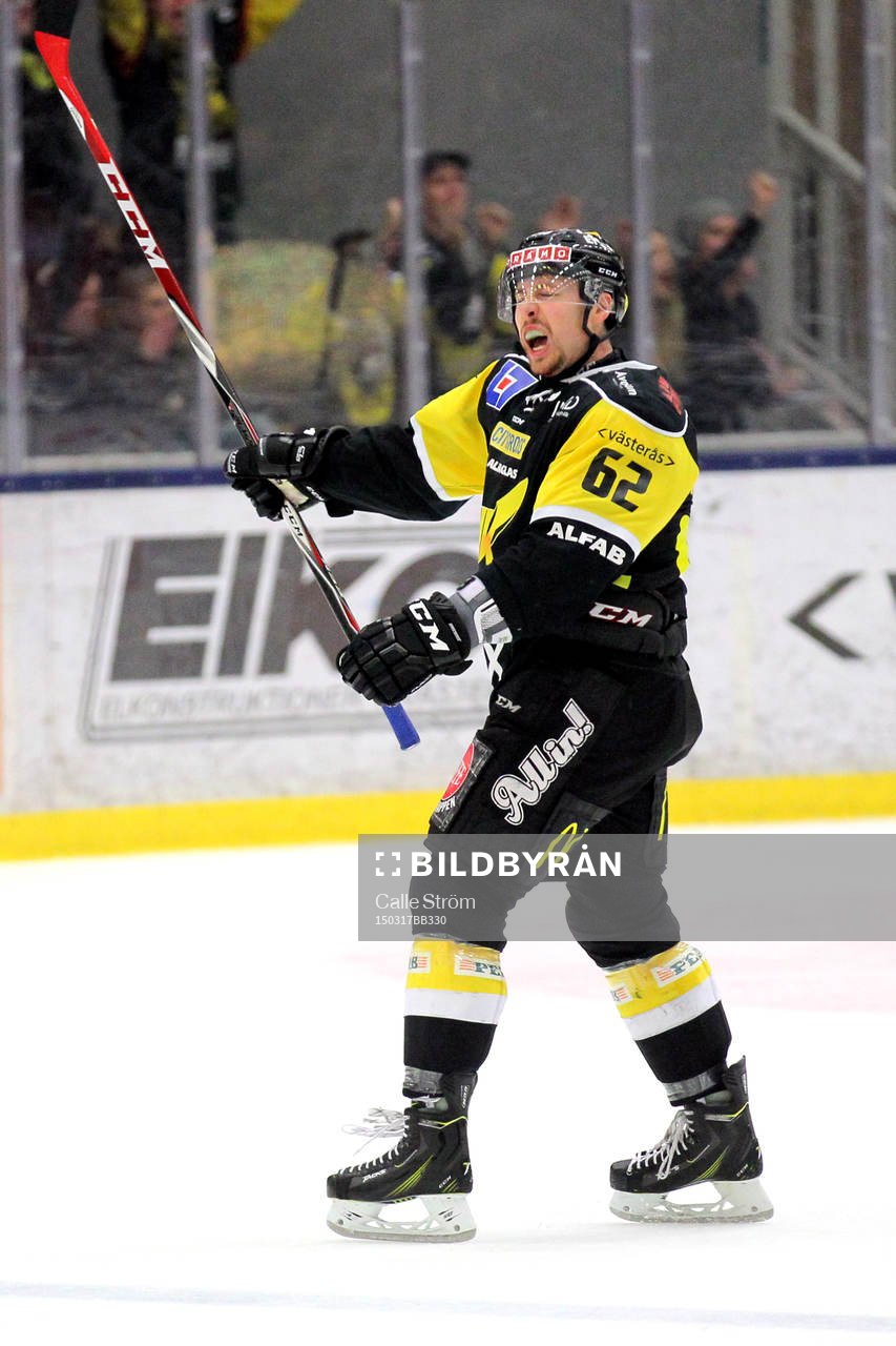 Västerås Robin Jacobsson jublar
