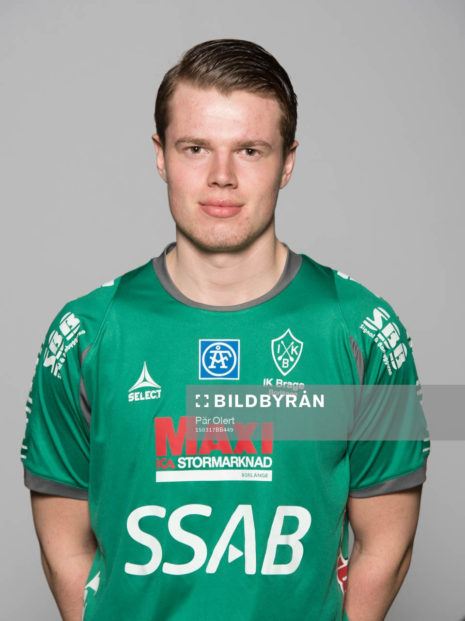 Gustav Nordqvist poserar för ett porträtt den 17 mars 2015 i Borlänge.