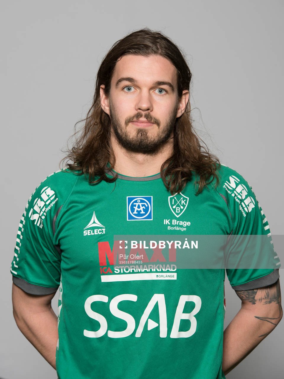 Heidar Juliusson poserar för ett porträtt den 17 mars 2015 i Borlänge.