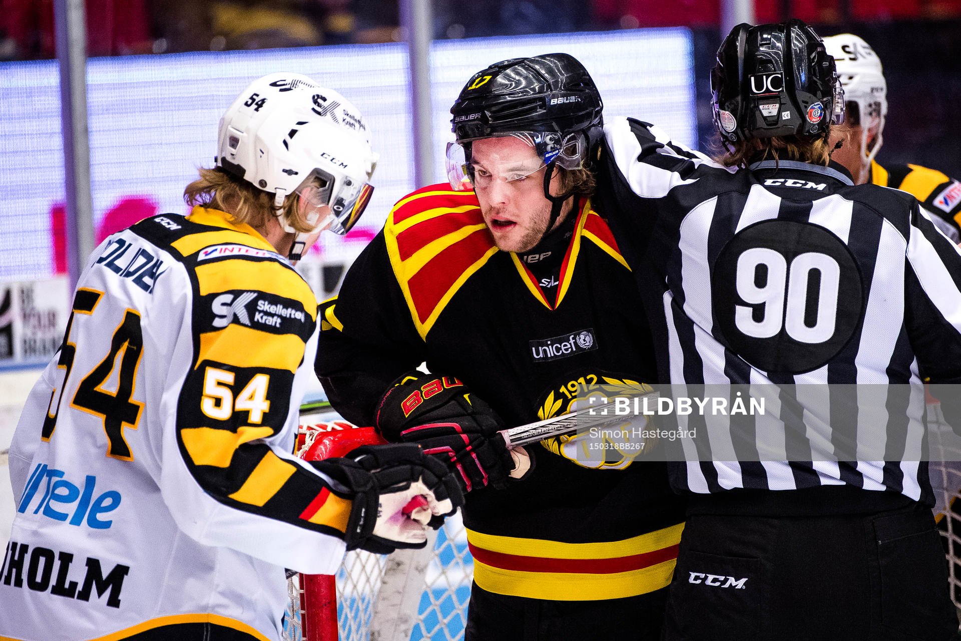 Brynäs Pathrik Westerholm i bråk