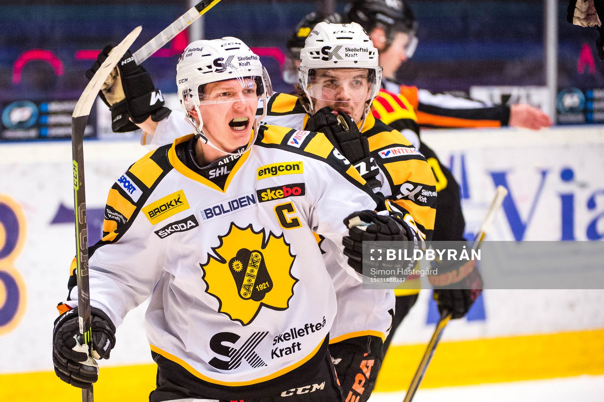 Skellefteås Patrik Zackrisson jublar