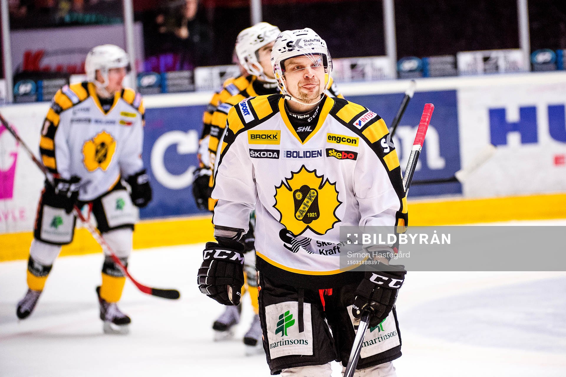 Skellefteås Janne Pesonen jublar