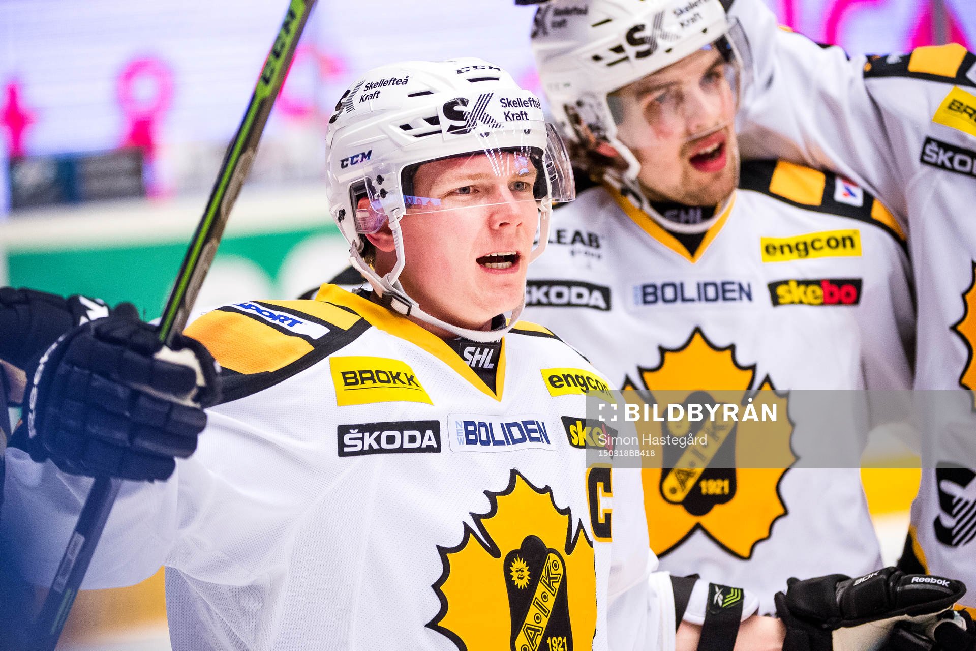 Skellefteås Patrik Zackrisson jublar