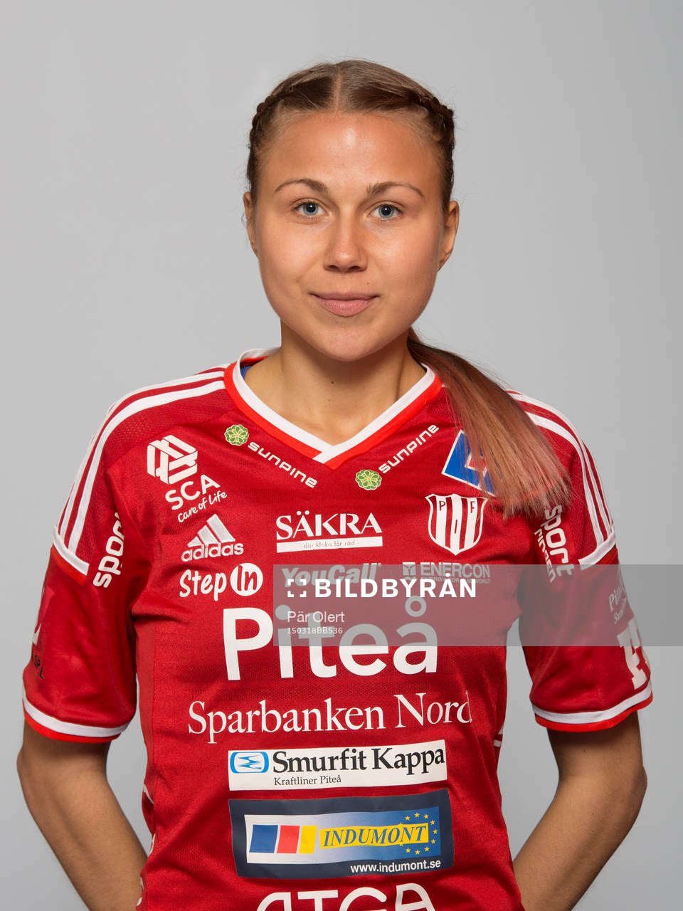 Klara Grahn poserar för ett porträtt den 18 mars 2015 i Piteå.