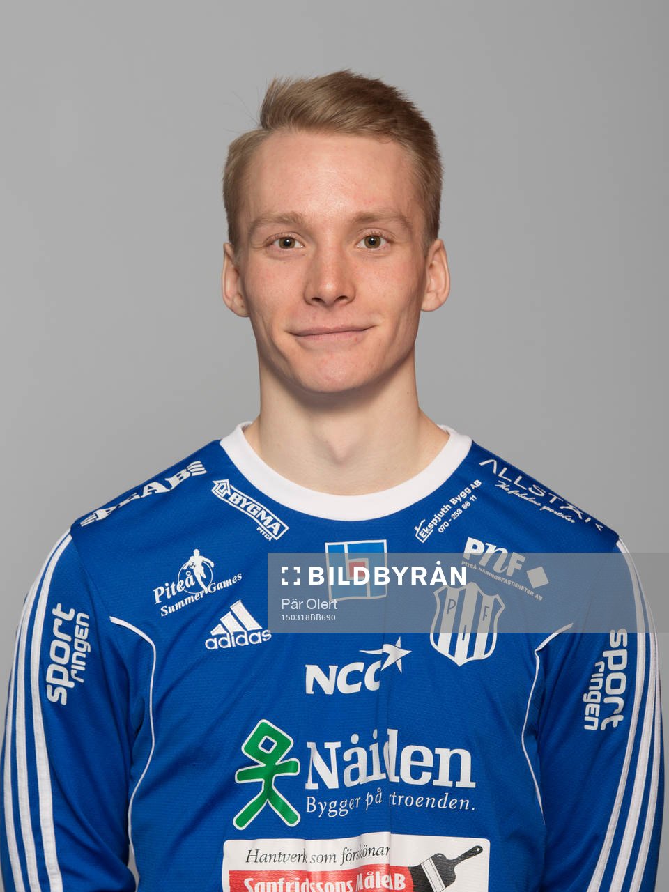 Tomas Adell poserar för ett porträtt den 18 mars 2015 i Piteå.