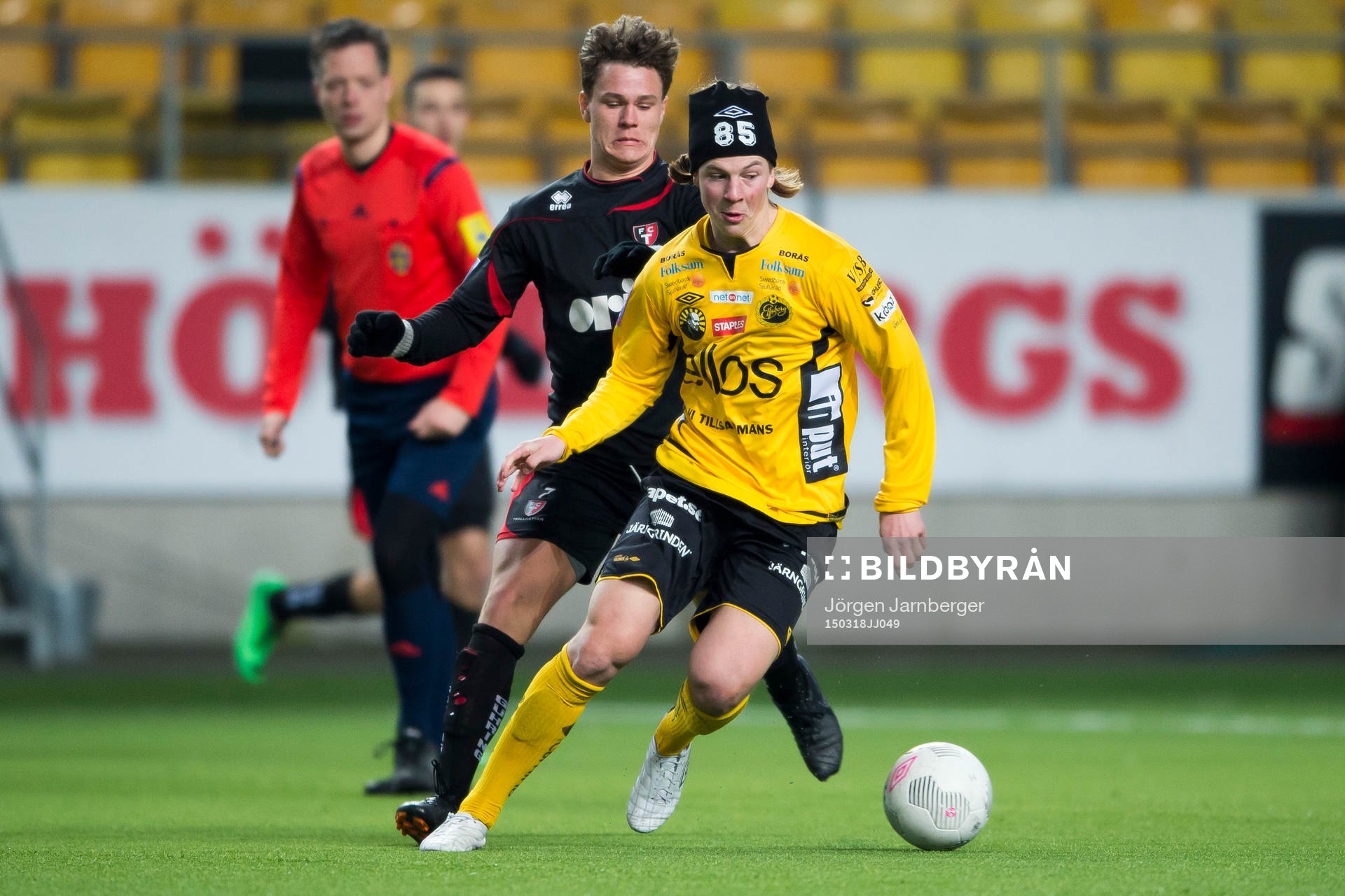 Elfsborgs Simon Olsson och Trollhättans Mattias Wahman