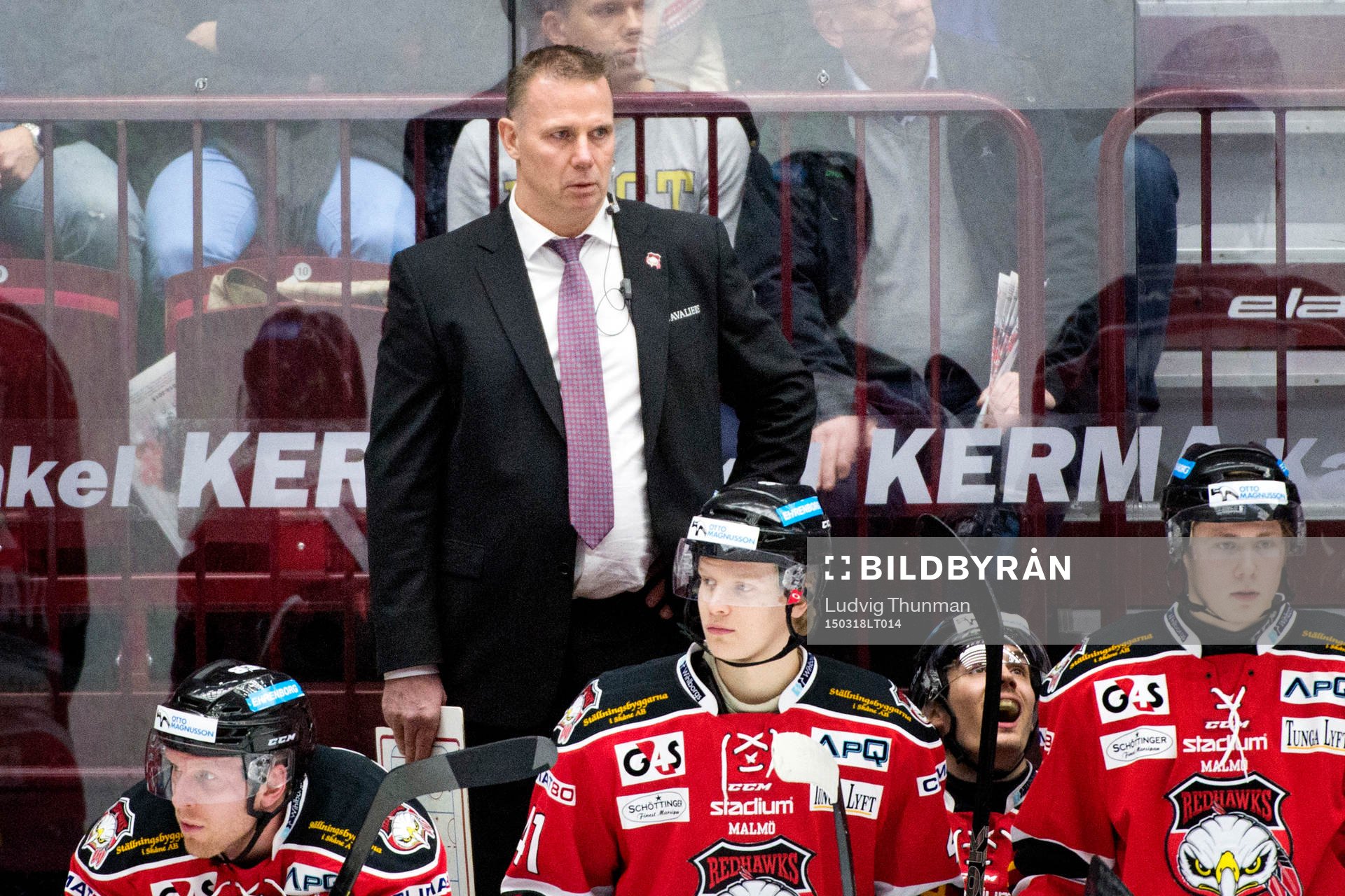 Malmö Redhawks tränare Mats Lusth