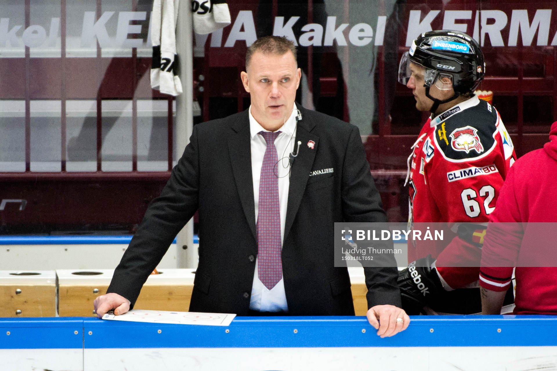 Malmö Redhawks tränare Mats Lusth