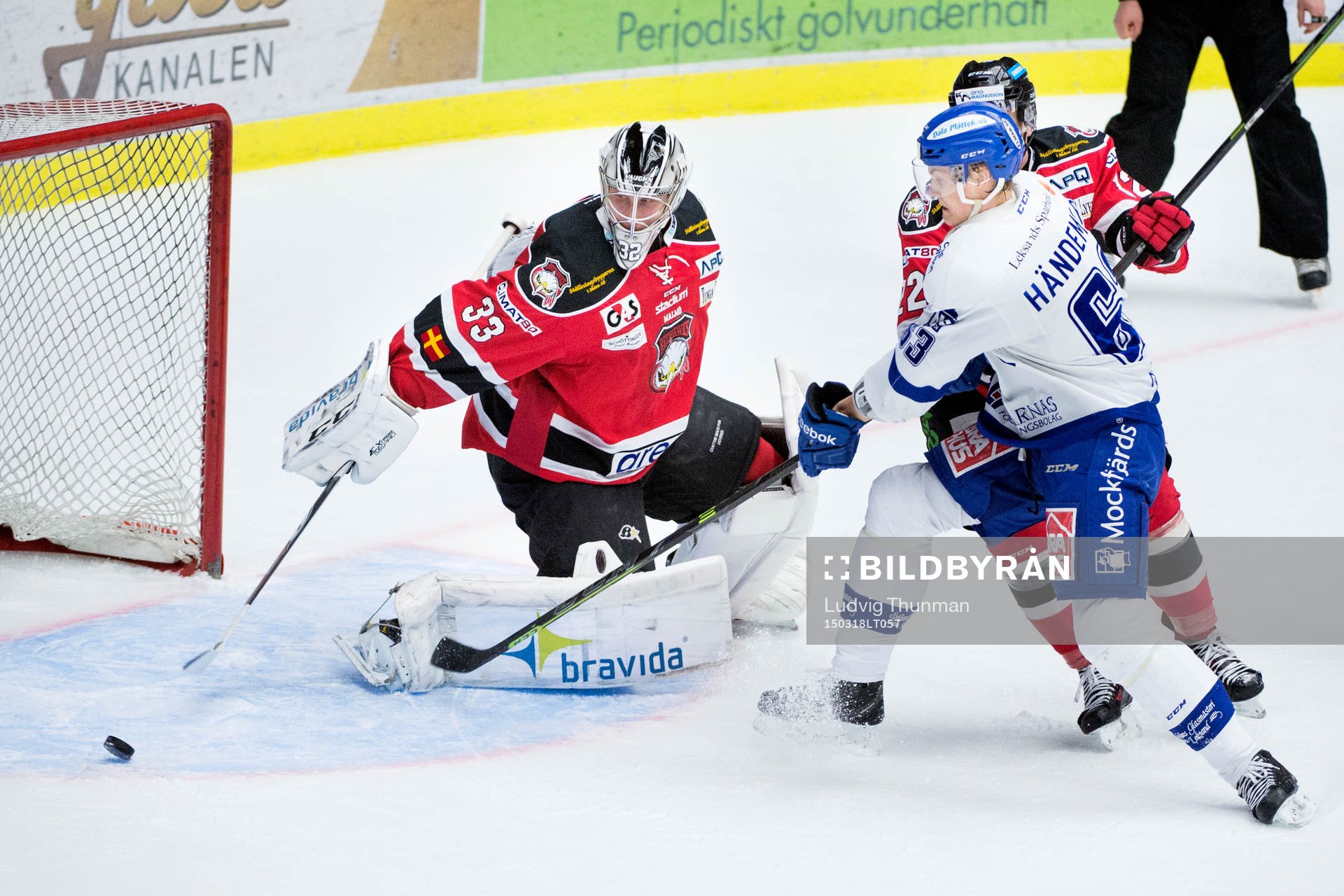 Leksands Fredrik Händemark framför Malmö Redhawks