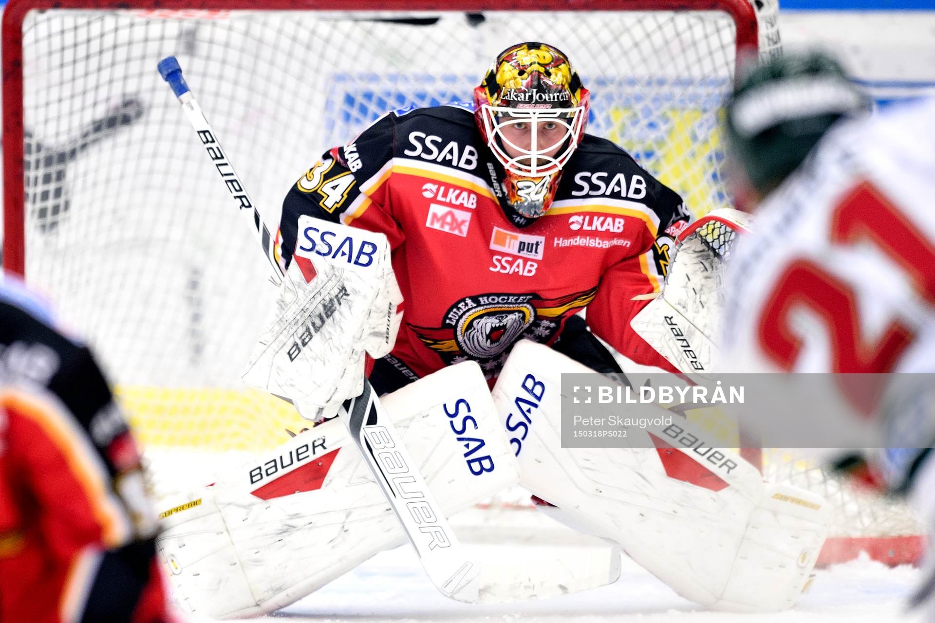 Luleås målvakt Joel Lassinantti