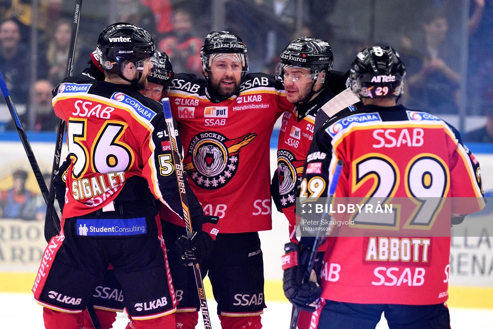 Luleås Per Ledin jublar